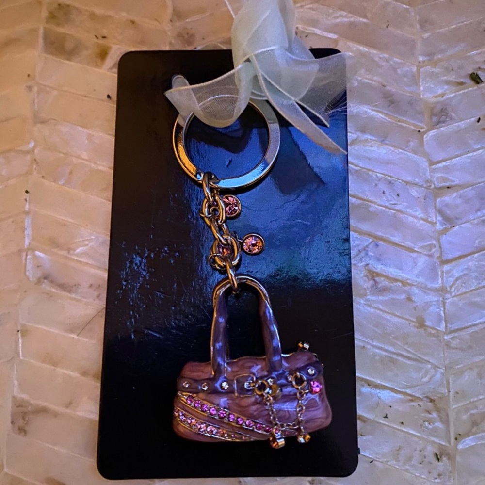 Pink Purse Keychain